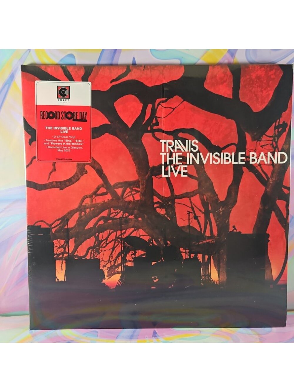 Travis - The Invisible Band: Live (2xLP Record) New Sealed, Clear